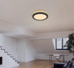 LASSE - Plafonska lampa - plastična crna - plastični opal - 12379-24B - 12379-24B