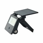 M702006-C 10W 6500K crni IP65 LED reflektor sa senzorom + solarni panel Mitea Lighting