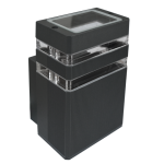 M036 II A Max.1x35W antracit siva IP44 1xGU10 dva reda lampa zidna Mitea Lighting - Slika 2