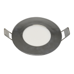 M3UO-CH 3W 3000K hrom ugradni okrugli LED panel Mitea Lighting - Slika 3
