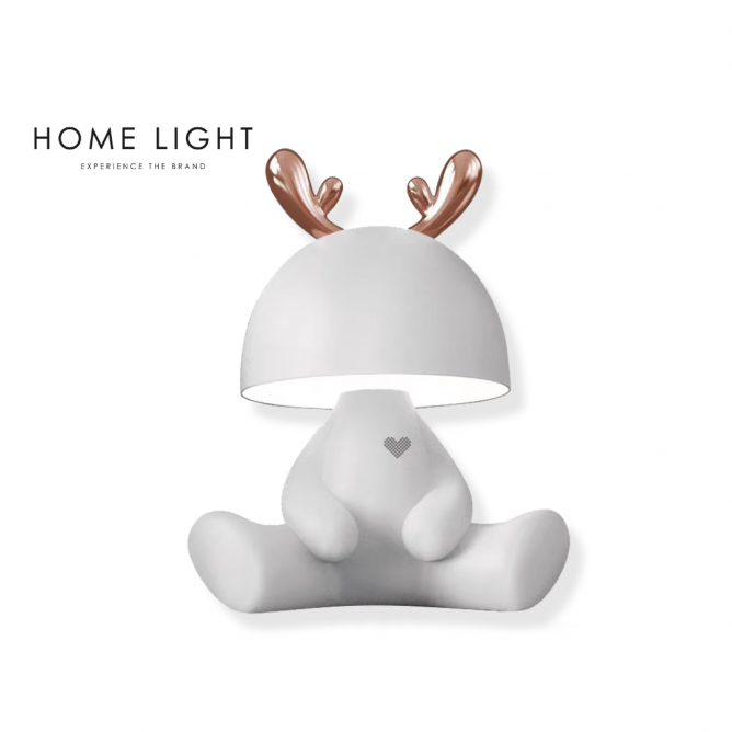 bluetooth-zvucnik-lampa-m3301-2w-beli DECIJA STONA LAMPA/BLUETOOTH ZVUCNIK M3301 2W BELI - Slika 1