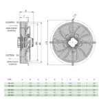 BVN-VENTILATOR SF-4M 450B PREMENTE