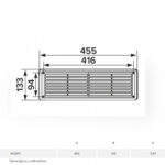 ERA ZALUZINA 4513RP BELA (455x133 mm) - Slika 3