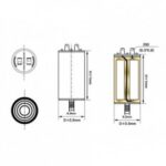 KONDEZATOR 25MF GMC 4PIN 450V/50HZ - Slika 3