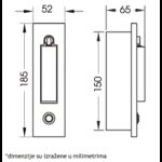LED SVETILJKA JM-061 ZIDNA 3W 3000K BRONZA/CRNA - Slika 3
