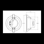 LED SVETILJKA L1760-10 PLAFONSKA DIM 9W 3000-4000-5700K BELA - Slika 3