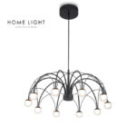 LUNA 319 LUSTER 37W 3000K CRNI - Slika 3