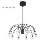 LUNA 319 LUSTER 37W 3000K CRNI - Slika 4