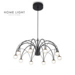 LUNA 319 LUSTER 37W 3000K CRNI - Slika 7