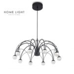LUNA 319 LUSTER 37W 3000K CRNI - Slika 8