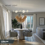 LUNA 94 LUSTER 52W 3200K BELA - Slika 2