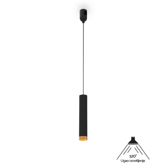 magnetic-9606-modul-f5-5w-3000k-36-24v-dc-crnazlato MAGNETIC 9606 MODUL F5 5W 3000K 36° 24V DC CRNA/ZLATO - Slika 1