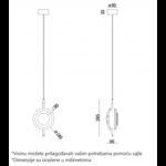 MONARI 20 VISILICA 1.5W 3000K - Slika 4