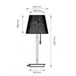 RL STONA LAMPA HN2432B-CU/WH ANTIQUE BRASS + WHITE - Slika 3