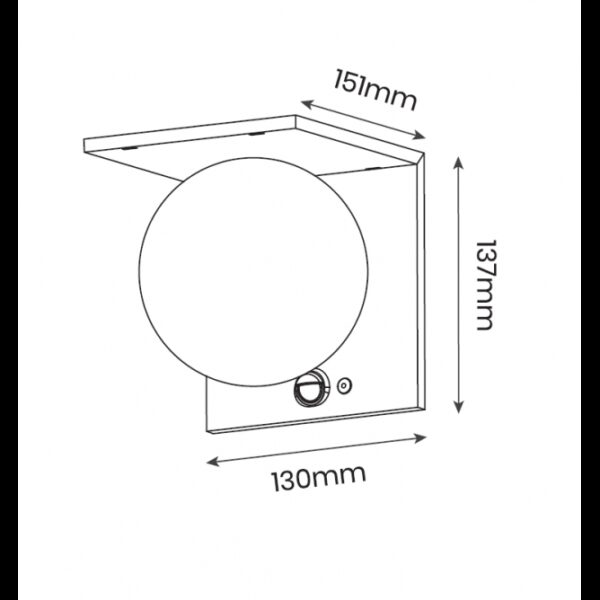 SOLARNA LED SVETILJKA SWL-26 6.25W 4000K IP54