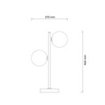 TALIA 22 STONA LAMPA 2*G9 BAKAR - Slika 2