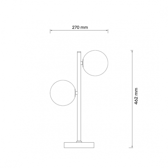 talia-22-stona-lampa-2g9-bakar TALIA 22 STONA LAMPA 2*G9 BAKAR - Slika 1