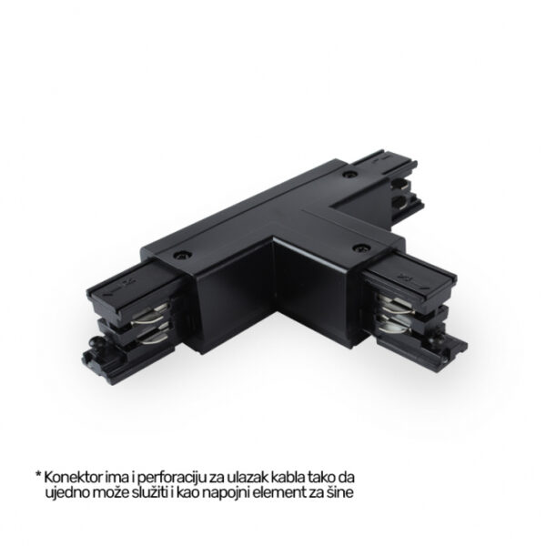 TROF T KONEKTOR WSO-32B(R1) CRNI