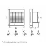 VENTILATOR POLO 4 FI 100 BITON - Slika 3
