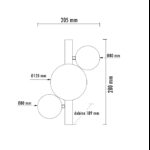 VESTA 599 ZIDNA LAMPA 3*G9 CRNA