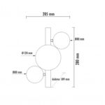 VESTA 599 ZIDNA LAMPA 3*G9 CRNA - Slika 3
