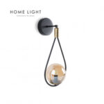 YAGMUR 19012 ZIDNA LAMPA 1*G9 CRNA/MESING - Slika 4
